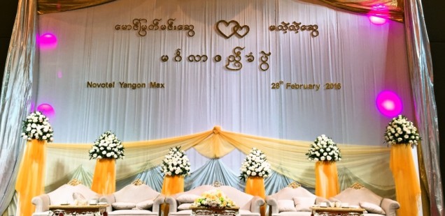 ミャンマー結婚式場　2