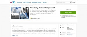 Visualizing Postwar Tokyo, Part 1 edX